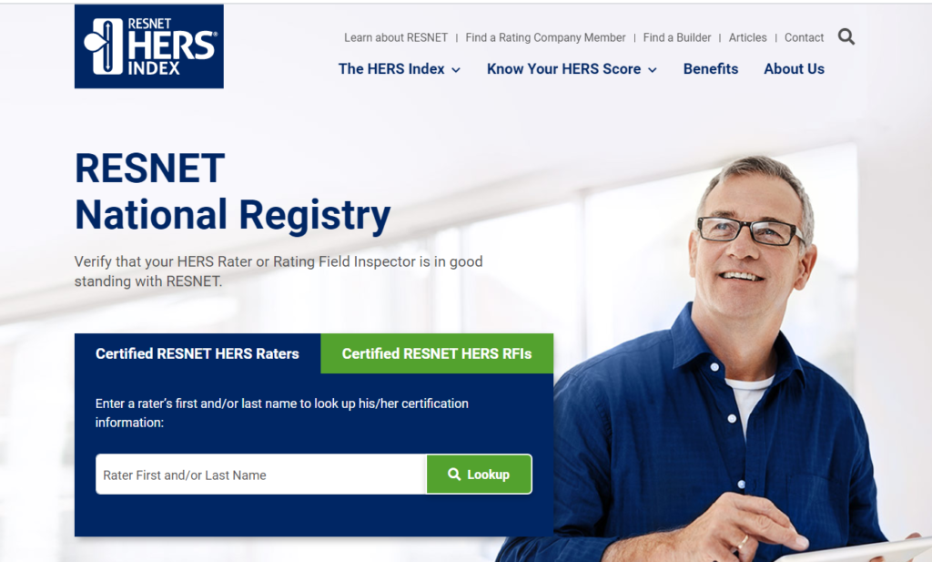 Portal to Determine If a HERS® Rater s Certification is in Good
